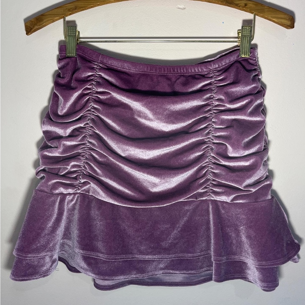 Lavender velvet skirt!